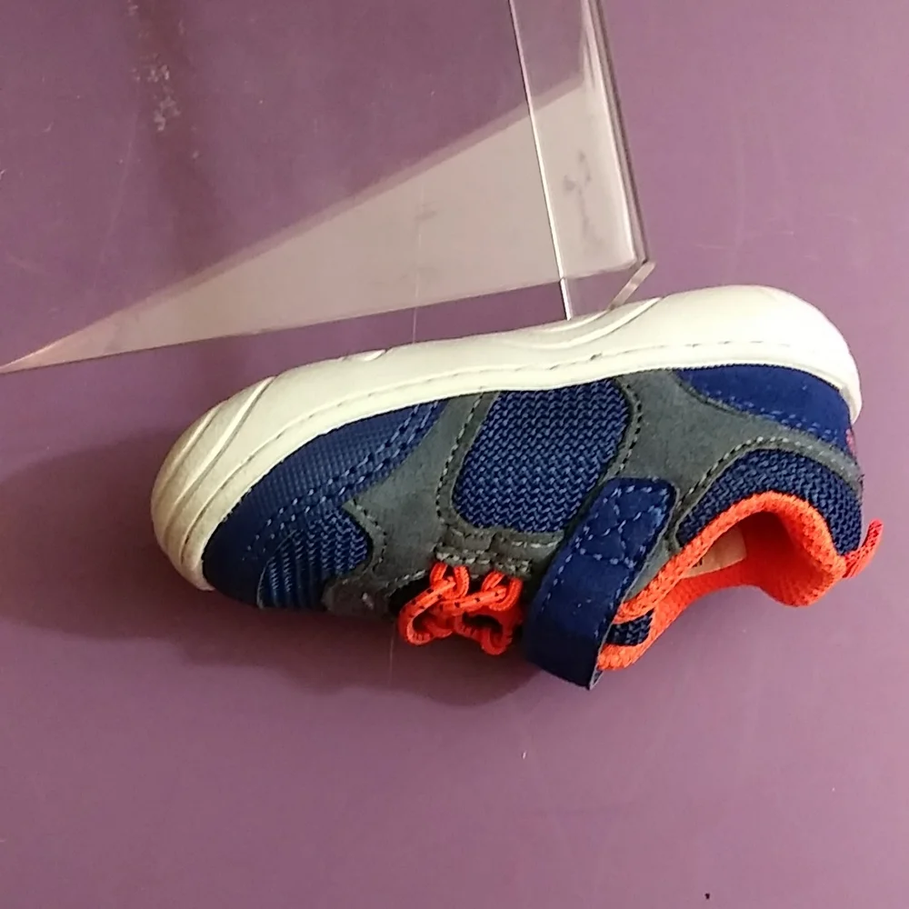 Amputee Baby Boys' Surprize by Stride Rite® Ari LEFT Sneaker - Navy Size 3T